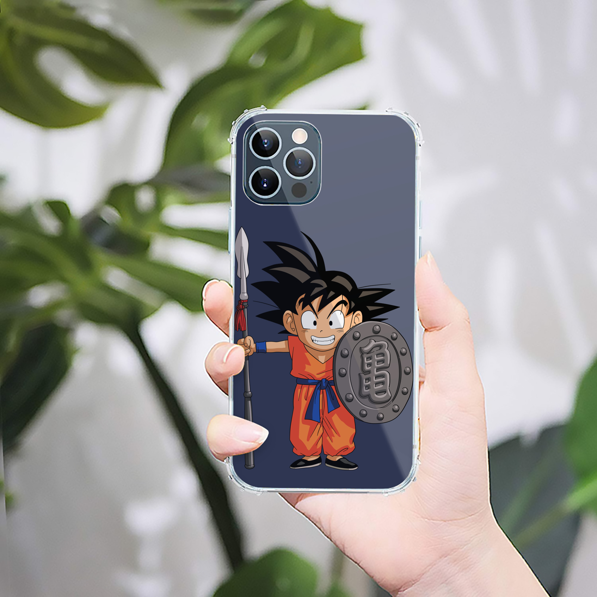（画像用） ドラゴンボール 孫悟空（そん ごくう）Son Goku カカロット DRAGON BALL Kakarotto 【iPhone 12シリーズ対応】透明スマホケース（クリアソフトケース）